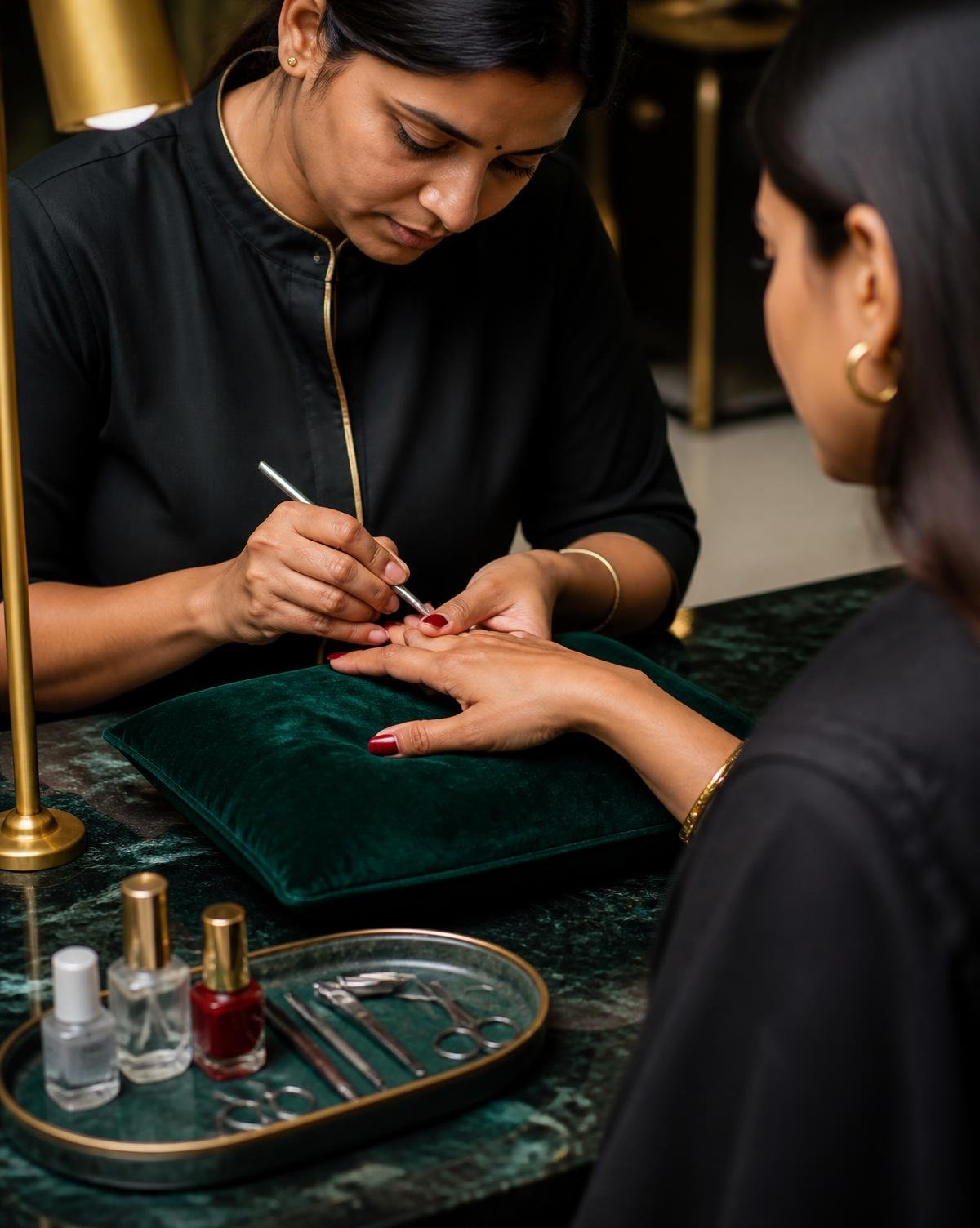 Manicure at Promax Unisex Salon, Sarjapura